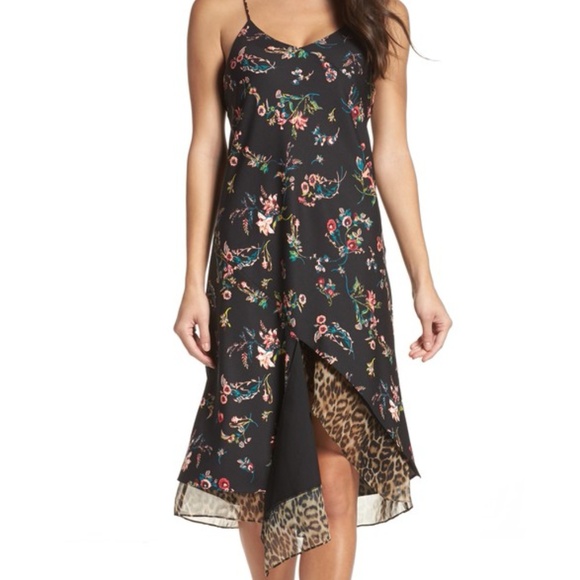 Sam Edelman Dresses & Skirts - Sam Edelman Sam Edelman Mixed Media Cami Dress